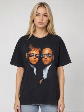 Vintage Elton John & Billy Joel Face to Face Summer of '94 Tour TShirt Unisex XL